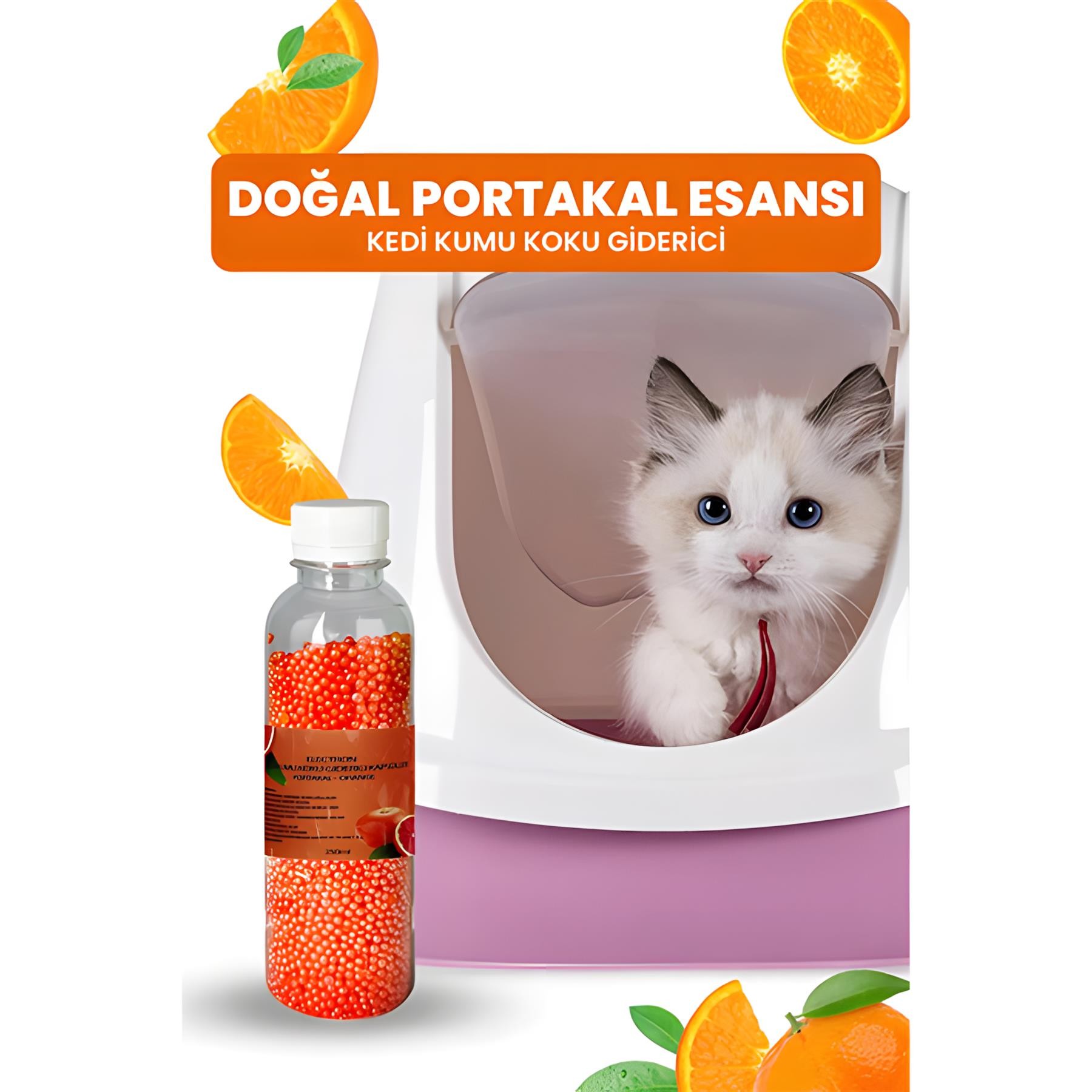 Electron Kedi Kumu Koku Giderici Portakal Kokulu 250ml