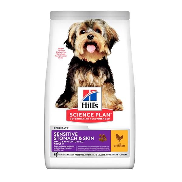 Hills Small Mini Adult Sensitive Stomach Skin Tavuklu Yetişkin Köpek Maması 1,5Kg
