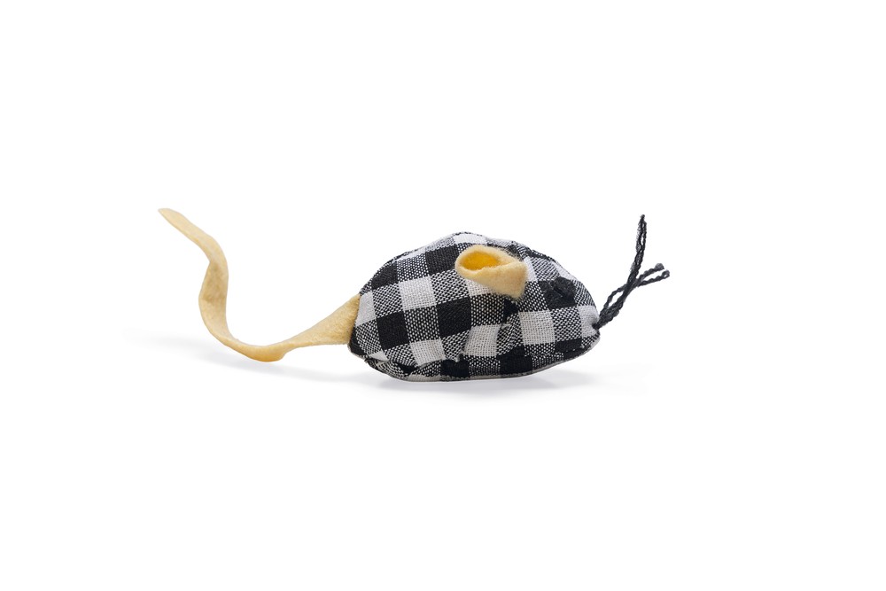 Beeztees Kedi Oyuncağı, Kumaş Fare, Çeşitli Renklerde, 13x3,5x3cm