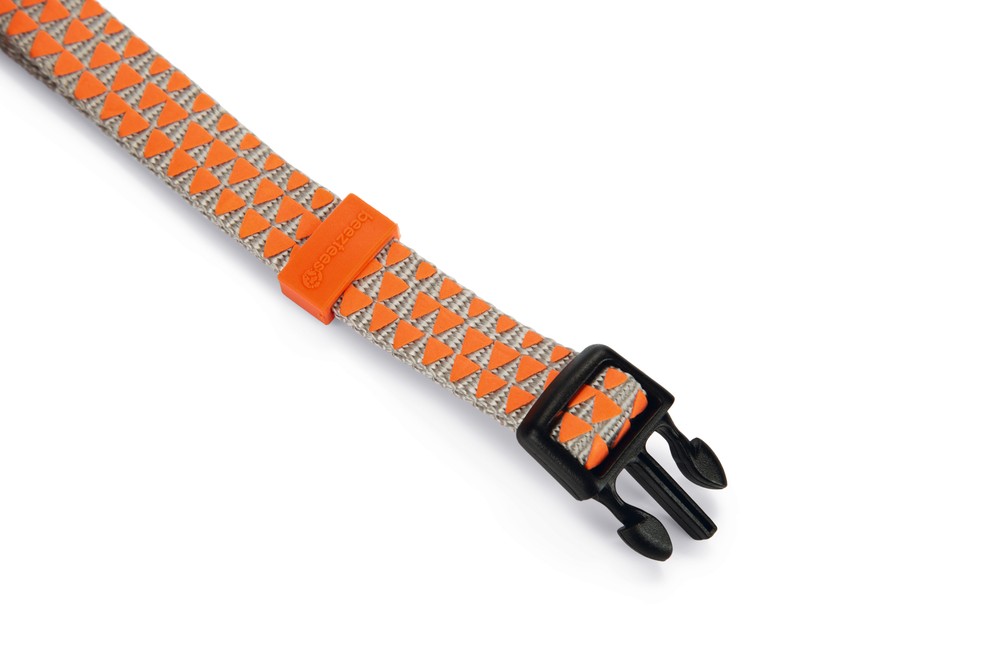 Beeztees Köpek Boyun Tasması, Açık Gri Turuncu, 26-40cm