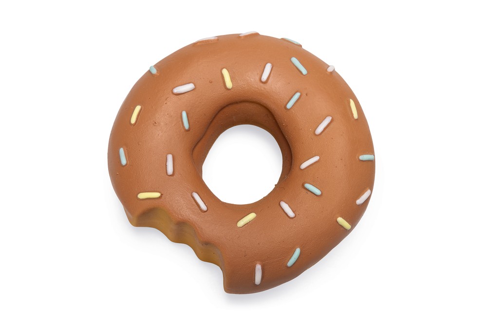 Beeztees Köpek Oyuncağı, Sesli, Donut, Lateks, Çeşitli Renklerde, 7x7x3cm