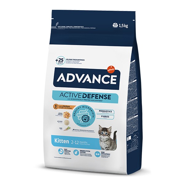 Advance Kitten Tavuklu Yavru Kedi Maması Paketten Bölme 1 Kg