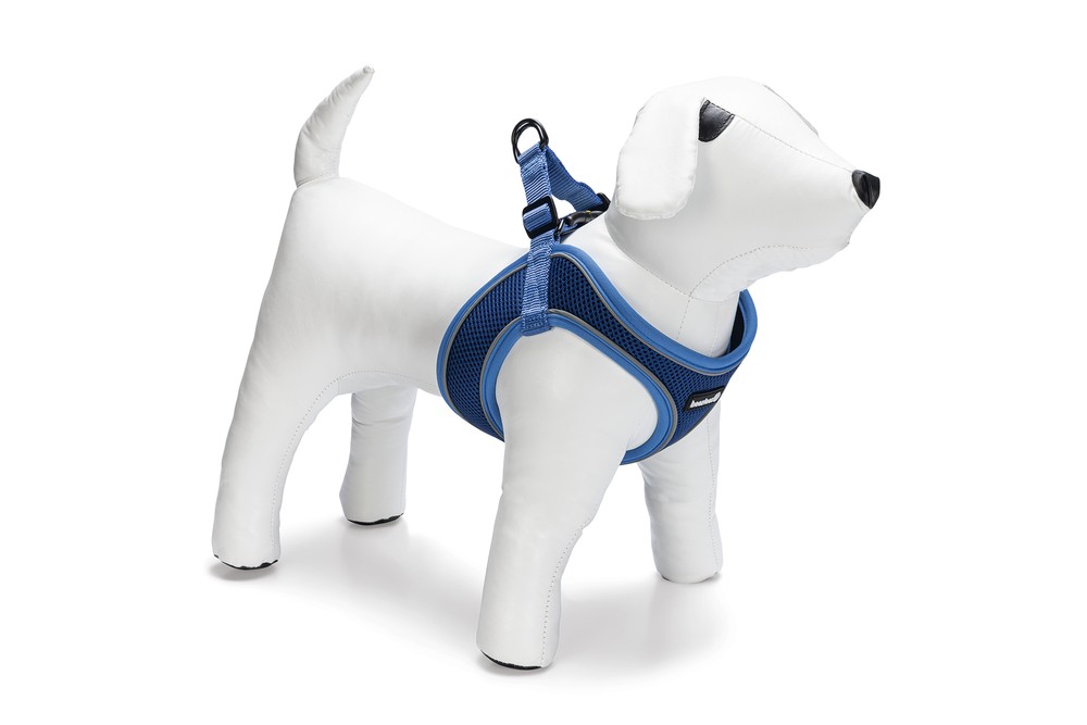 Beeztees Köpek Göğüs Tasması, Neopren, Mavi, M, 41-46cm
