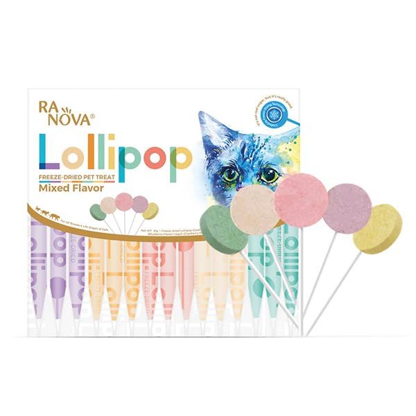 Ranova Karışık Lezzetli Lolipop Dondurulabilir Kedi Ödülü 1,4gr 15li