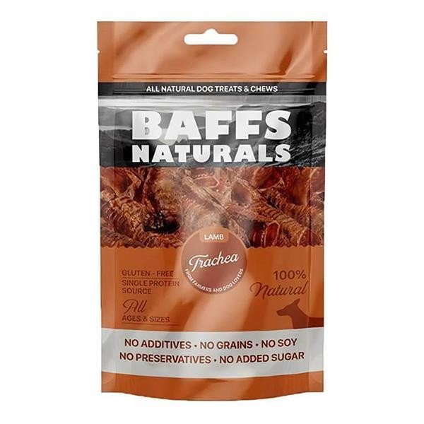 Baffs Natural Kuzu Gırtlağı Köpek Ödülü 100Gr