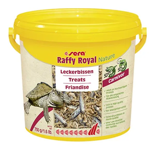 Sera Raffy Royal Nature Kova 3800 Ml 750 Gr - Kaplumbağa Yemi