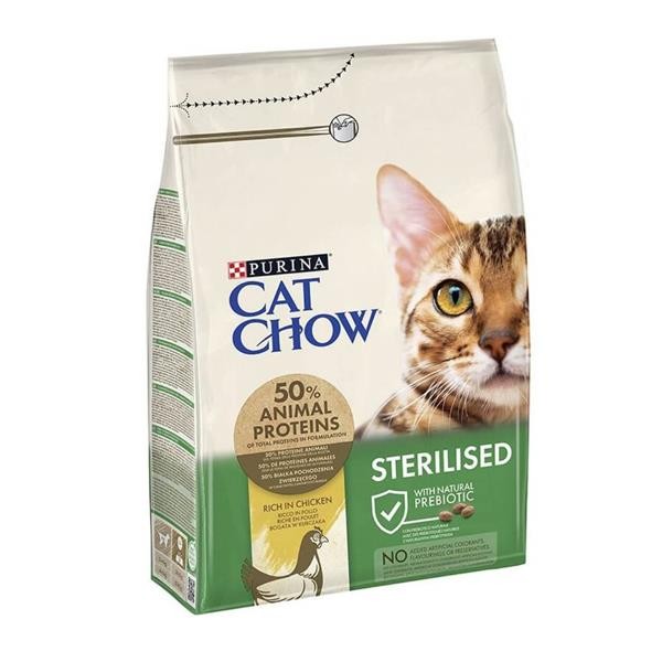 Cat Chow Tavuklu Kısırlaştırılmış Kedi Maması 3Kg