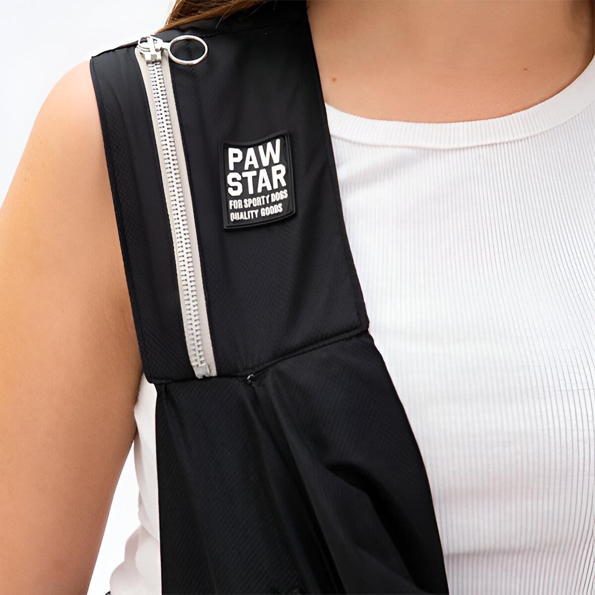 Pawstar Crossbody Kedi Köpek Taşıma Çantası Siyah