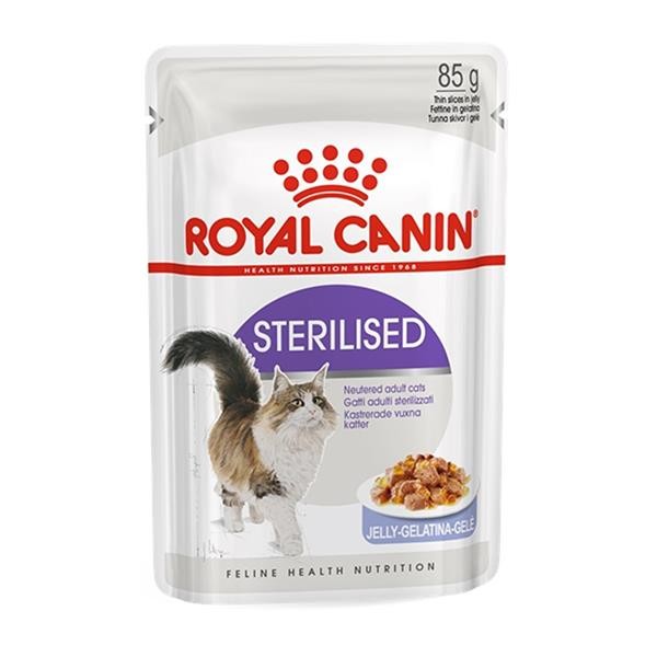 Royal Canin Jelly Sterilised Kısırlaştırılmış Yaş Kedi Maması 85gr 12 Adet