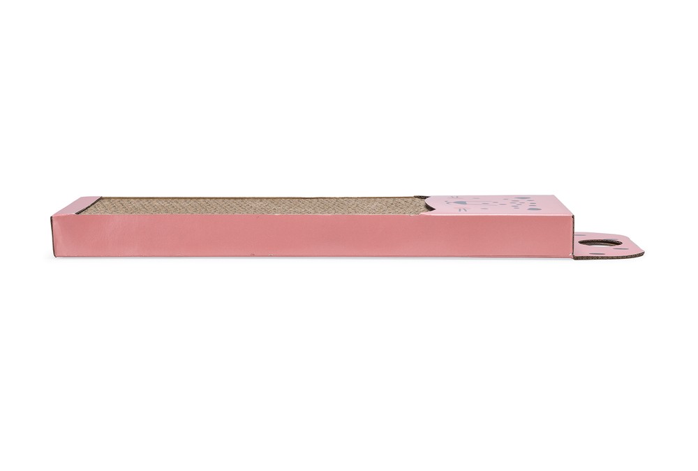 Beeztees Kedi Karton Tırmalama, Pembe, 45cm