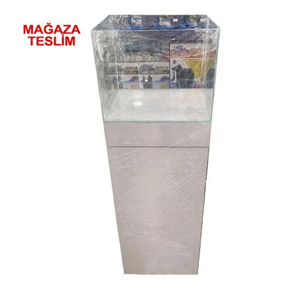 40x35x30 Cm Full Ultra Clear Rodajlı MDF Mobilyalı Cama Cam Akvaryum 6mm