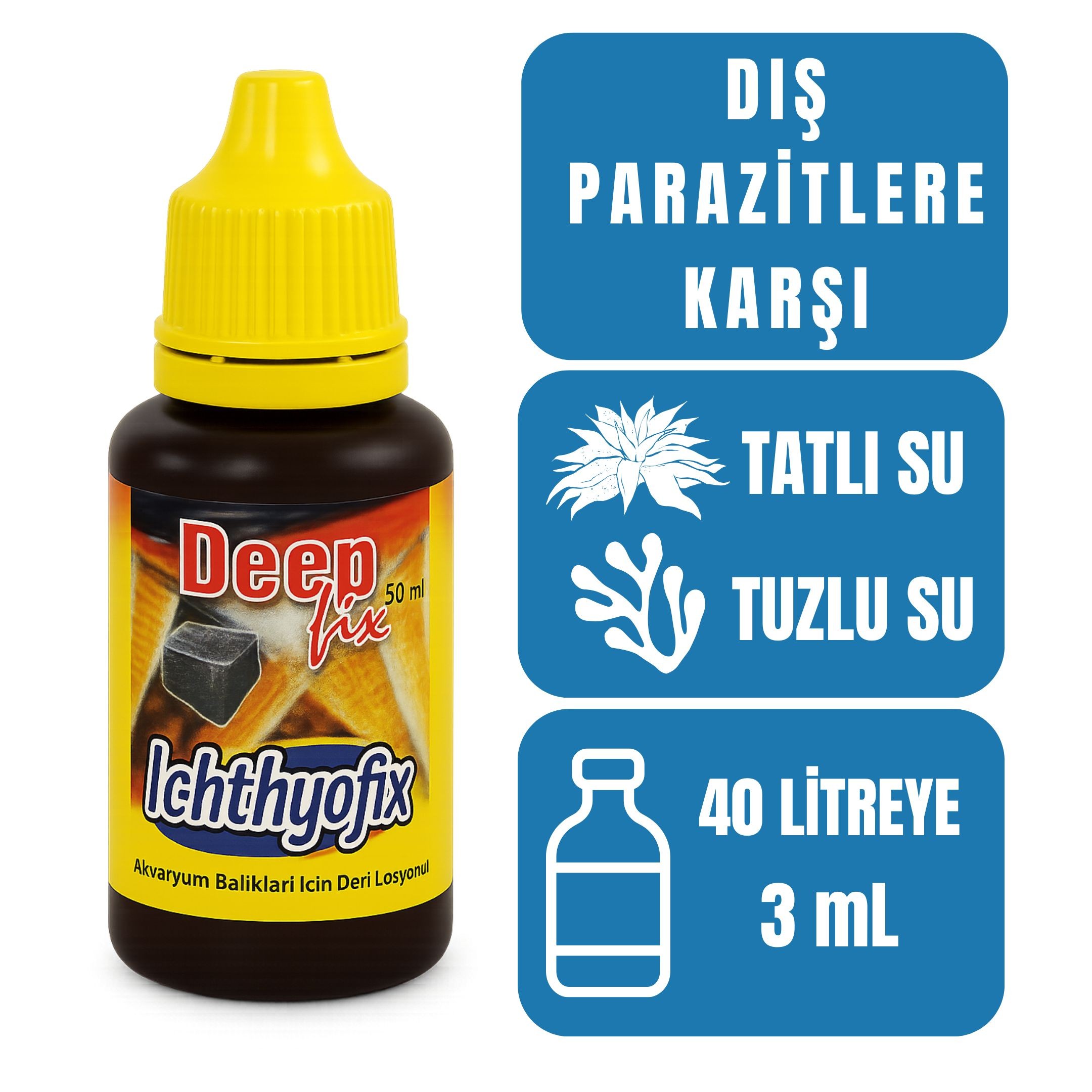Deep Fix Icthyo-Fix Beyaz Benek Hastalığı 50ml