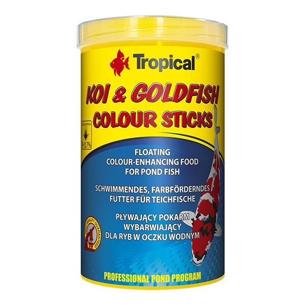 Tropical Koi Goldfish Colour Sticks 1000ml 80gr