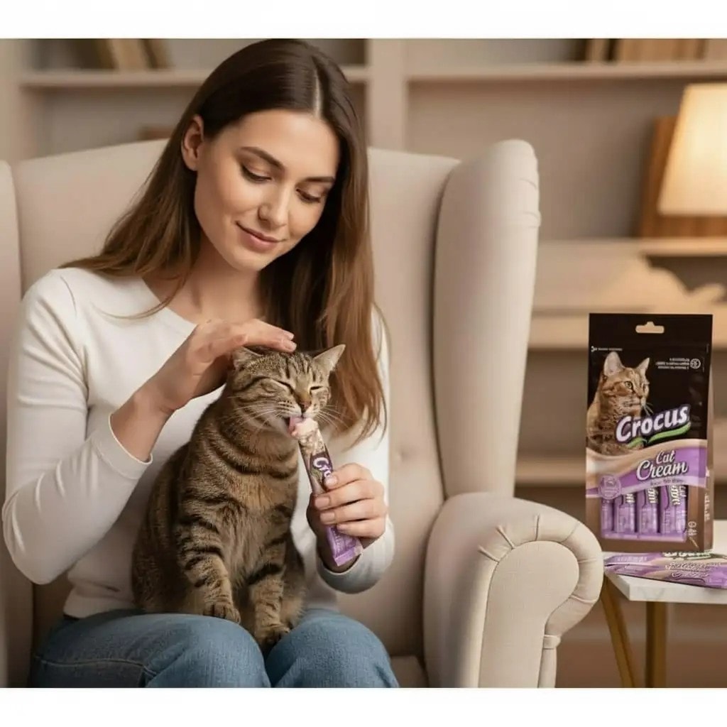 Crocus Somonlu Ve Karidesli Krema Kedi Ödülü 4x15gr