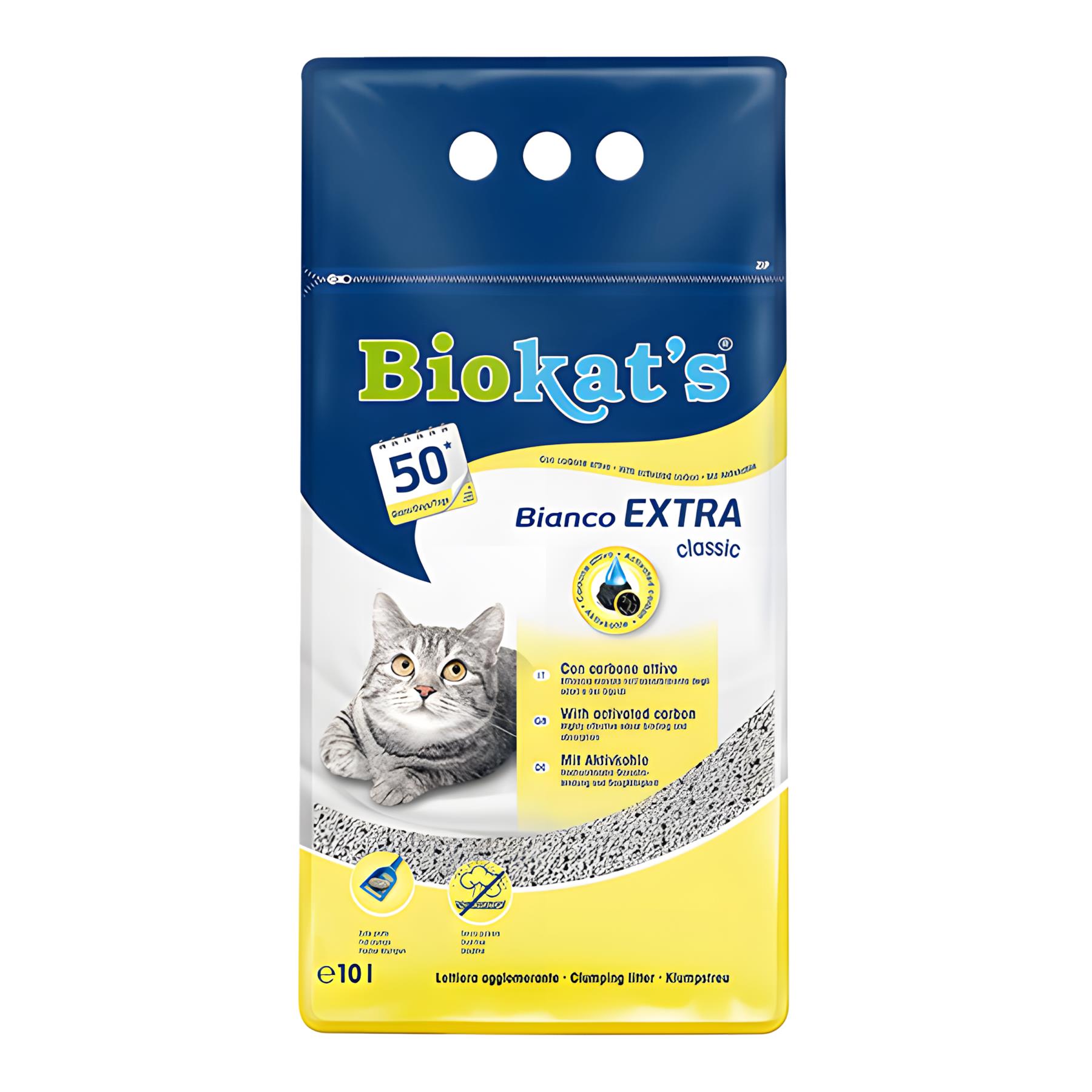 Gimcat Biokats Bianco Extra Classic Kedi Kumu 10Lt