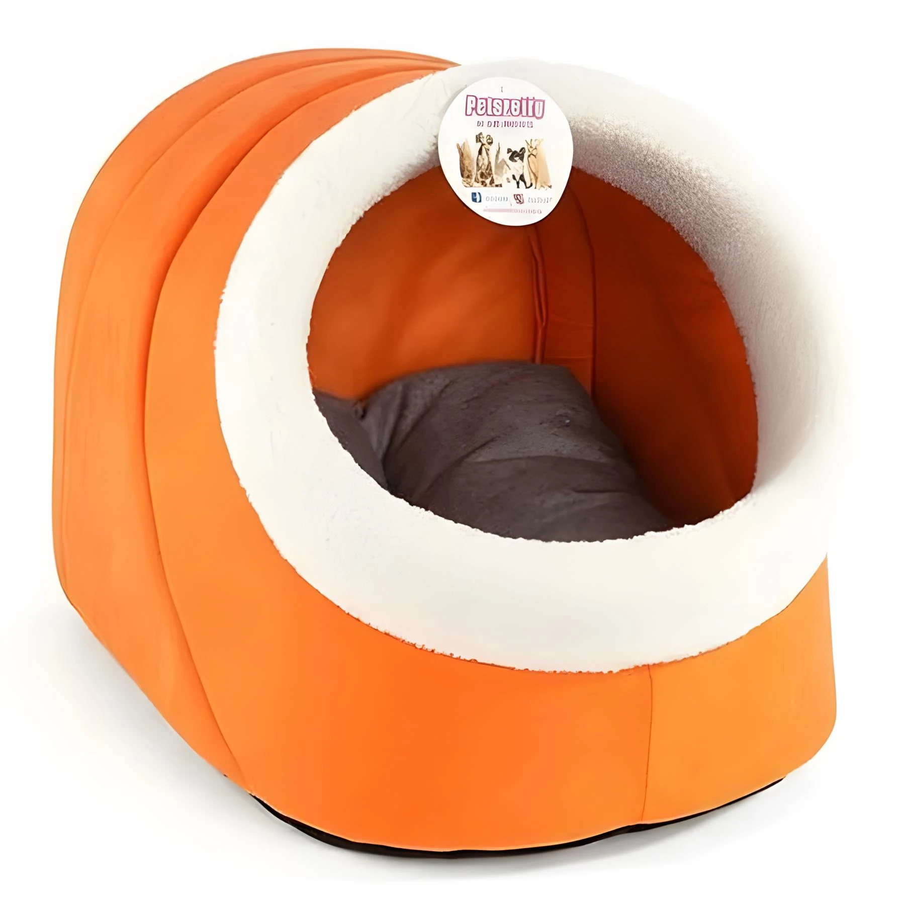 Bedspet Alaska Kedi Yatağı Turuncu 47x40x38Cm