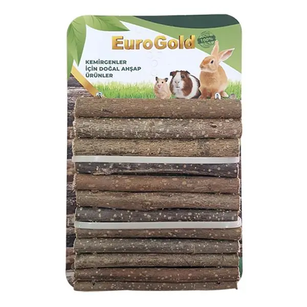 Eurogold Kemirgenler İçin Doğal Ahşap Tünel 12x30 cm