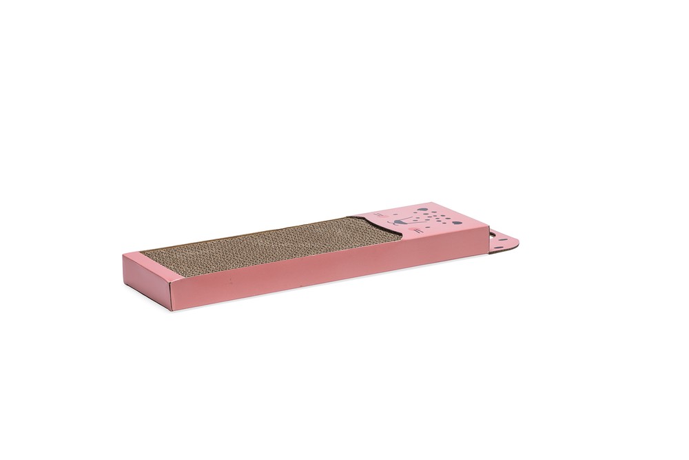 Beeztees Kedi Karton Tırmalama, Pembe, 45cm