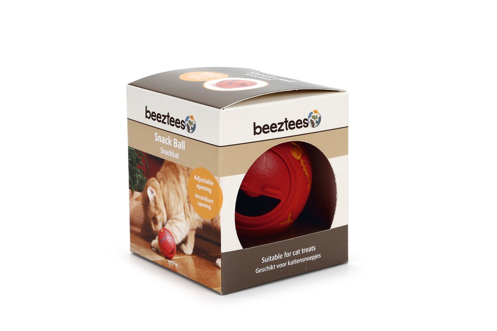 Beeztees Kedi Oyuncağı, Oyun ve Ödül Topu, Çeşitli Renklerde, 8cm