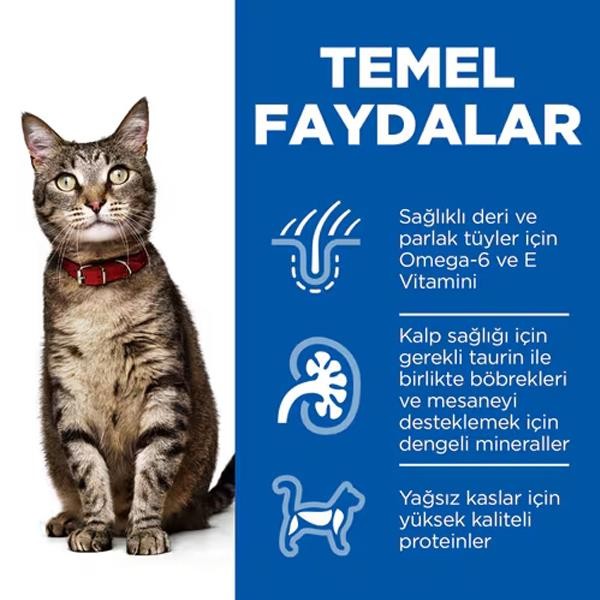 Hills Adult Tavuklu Yetişkin Kedi Maması 8+2Kg