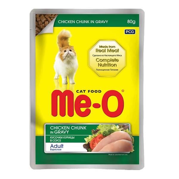 Me-O Pouch Tavuklu Yaş Kedi Maması 80gr