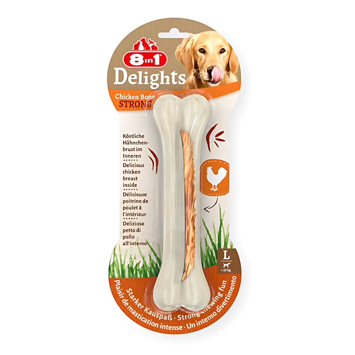 8in1 Delights Strong L Köpek Ödül Kemiği