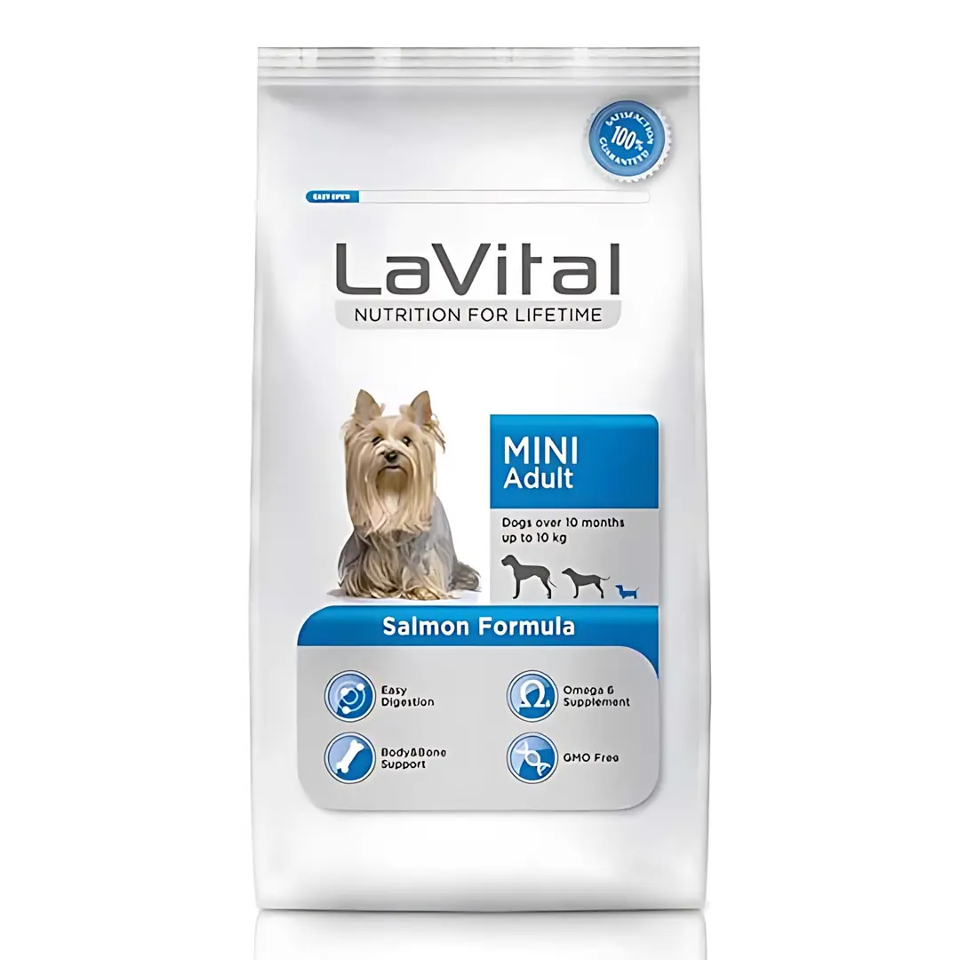 LaVital Somonlu Küçük Irk Yetişkin Köpek Maması 1,5Kg