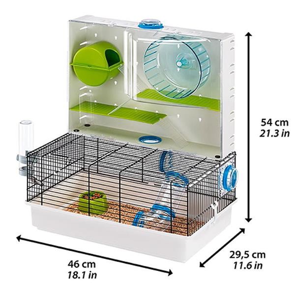 Ferplast Olimpia Hamster Kafesi 46x29x54Cm