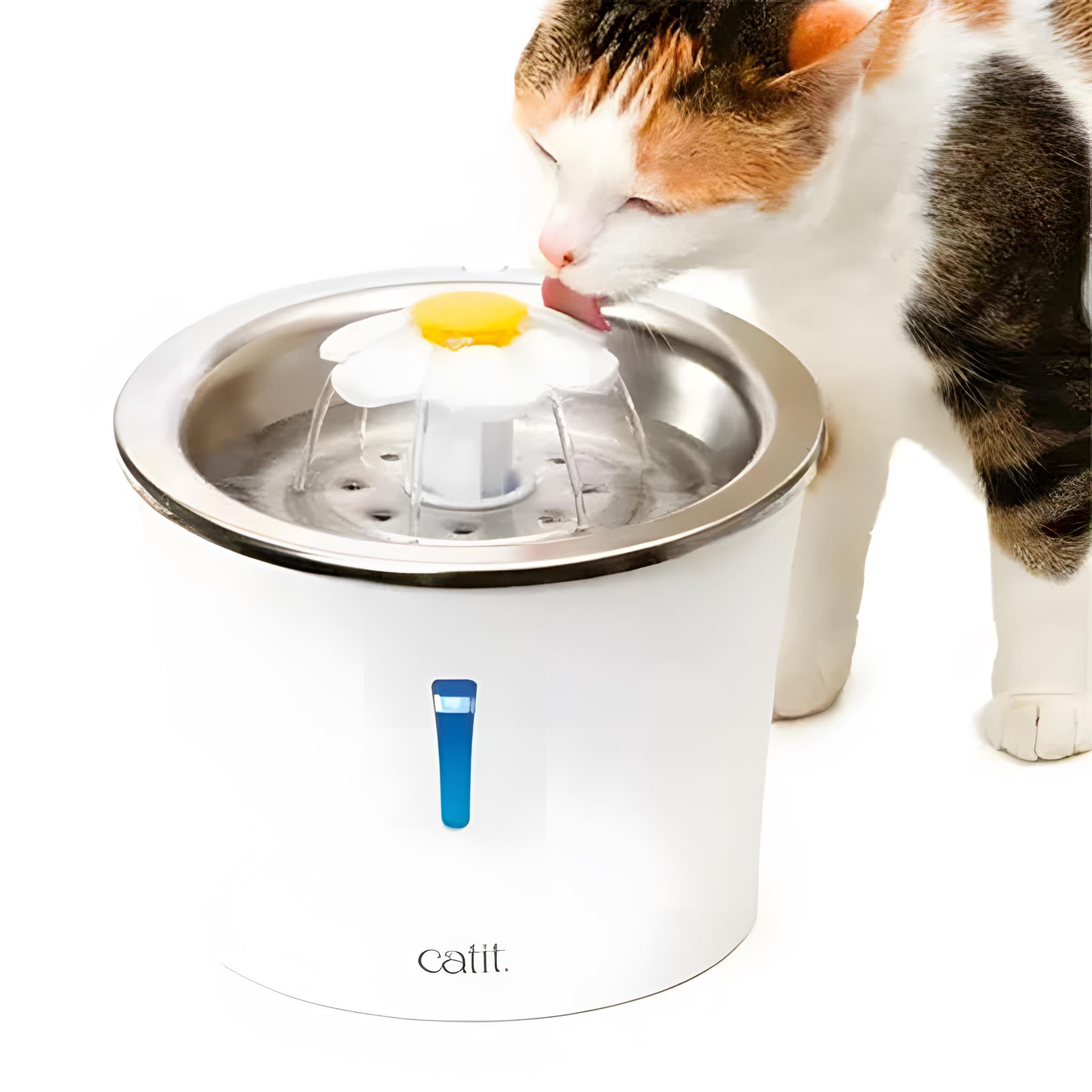 Catit 43725 Flower Fountain Paslanmaz Çelik Otomatik Kedi Su Pınarı 3Lt