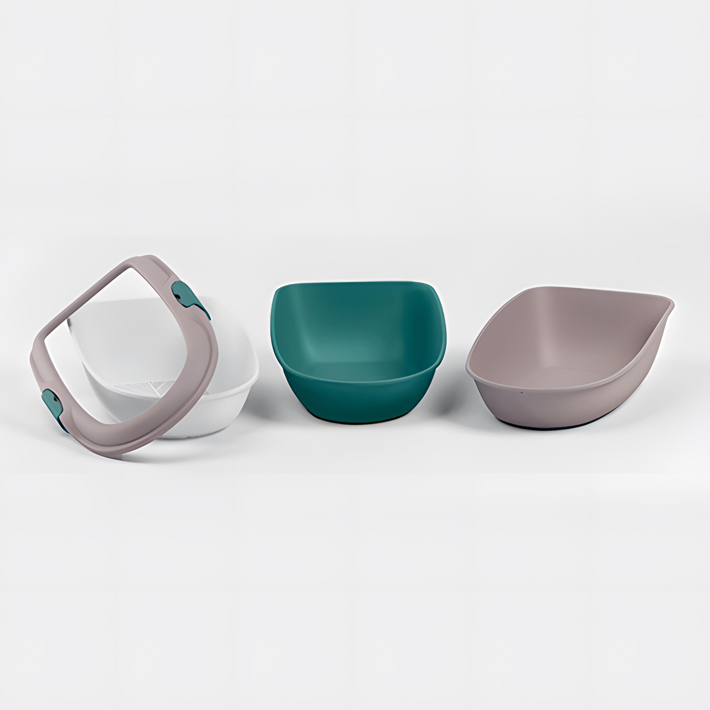 Stefanplast Smart Chic Açık Elekli Kedi Tuvaleti Bej