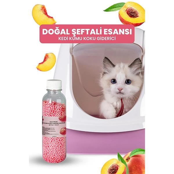 Electron Kedi Kumu Koku Giderici Şeftali Kokulu 250ml
