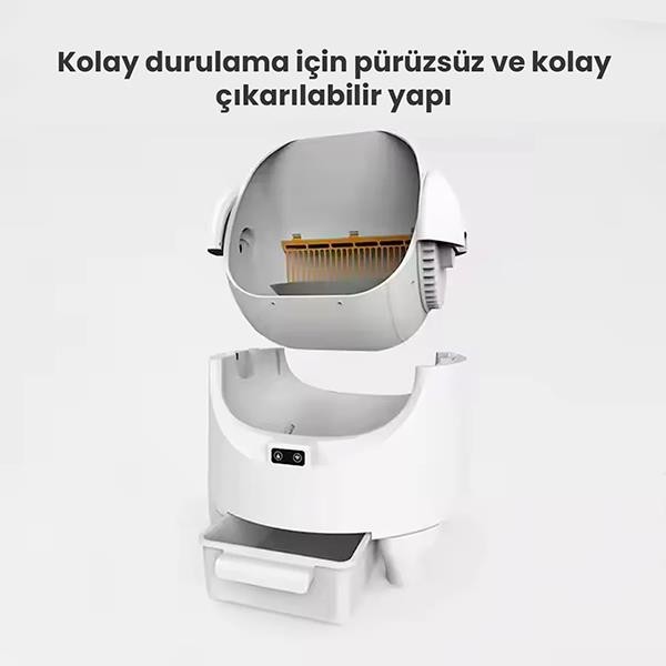 Electron ICB018 Otomatik Akıllı Kedi Tuvaleti