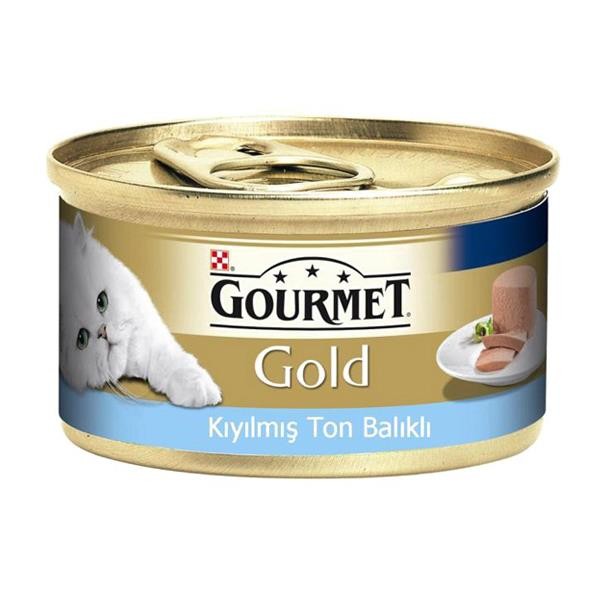 Purina Gourmet Gold Kıyılmış Ton Balıklı Kedi Konservesi 85gr