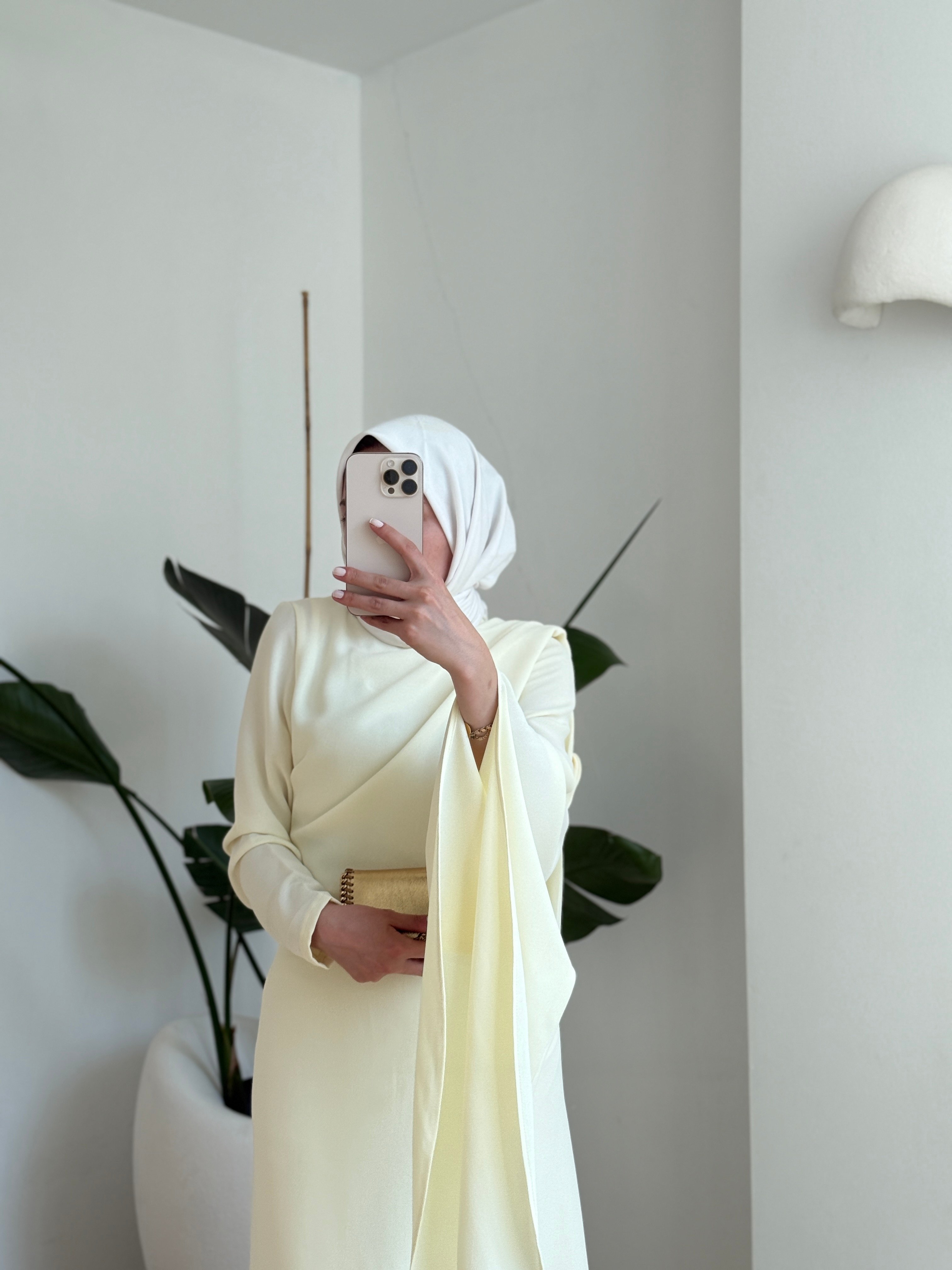 Valeria Dress Soft Sarı