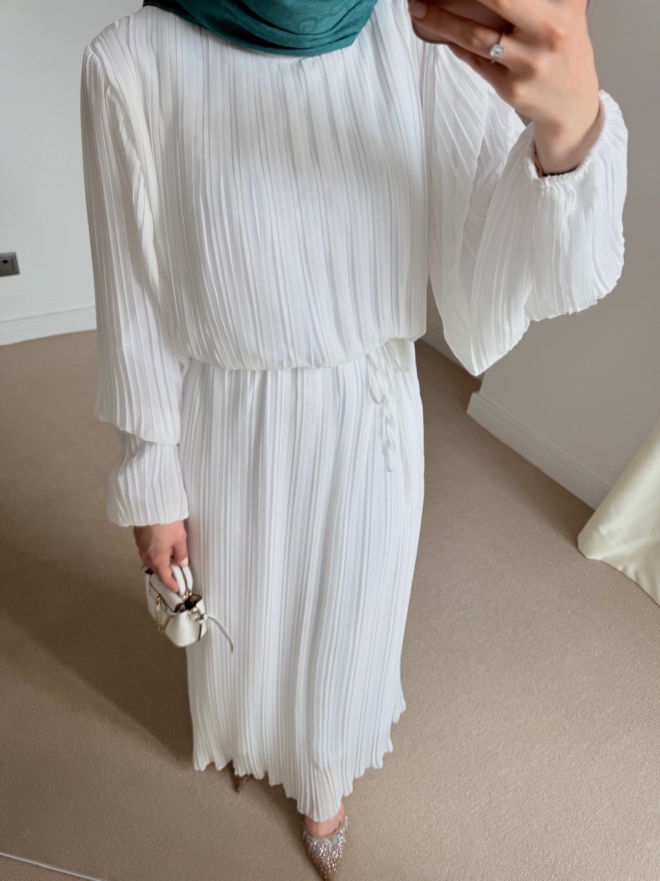 Zühre Dress Beyaz 
