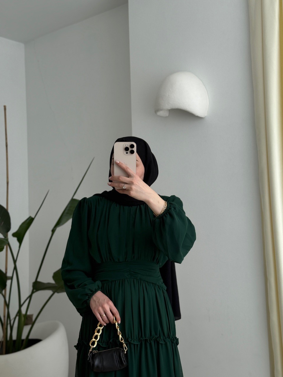 Lilyum Dress Yeşil