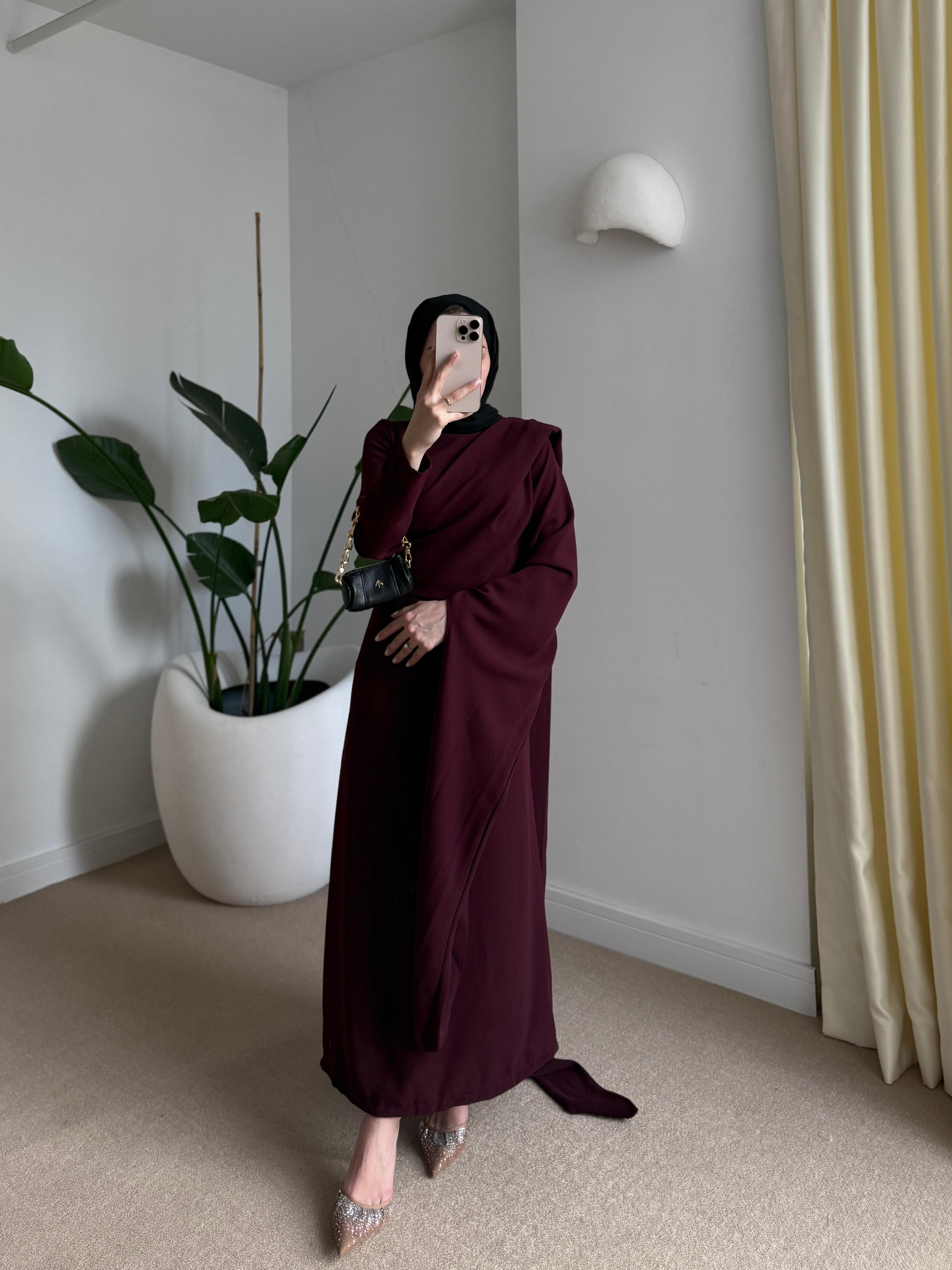 Valeria Dress Bordo 