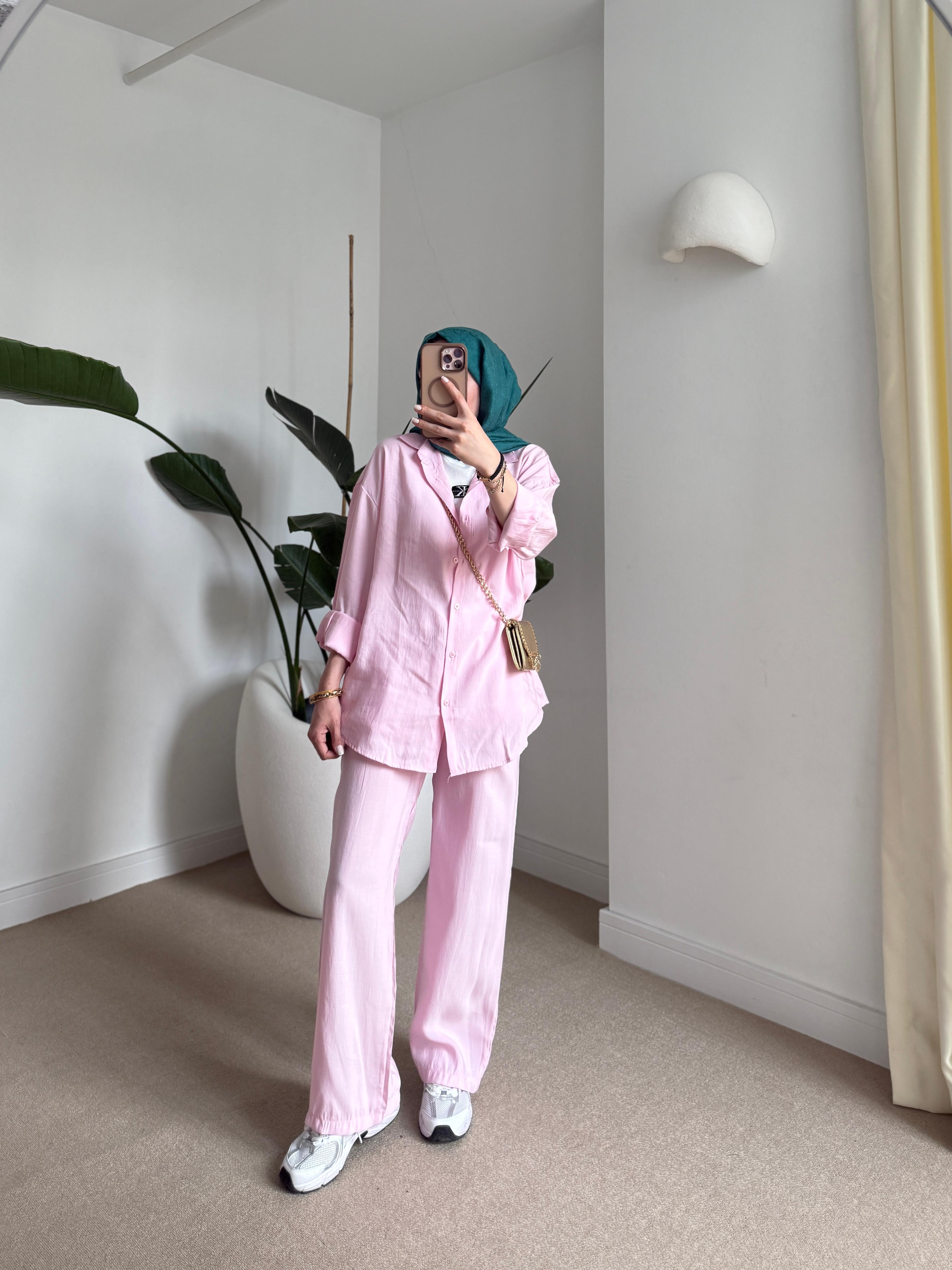 Tensel Takım Pembe 