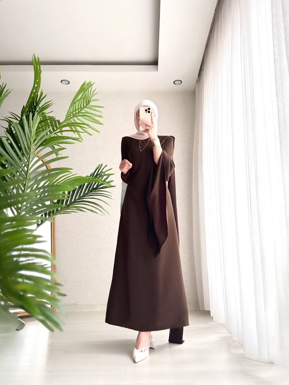 Valeria Dress Kahve 