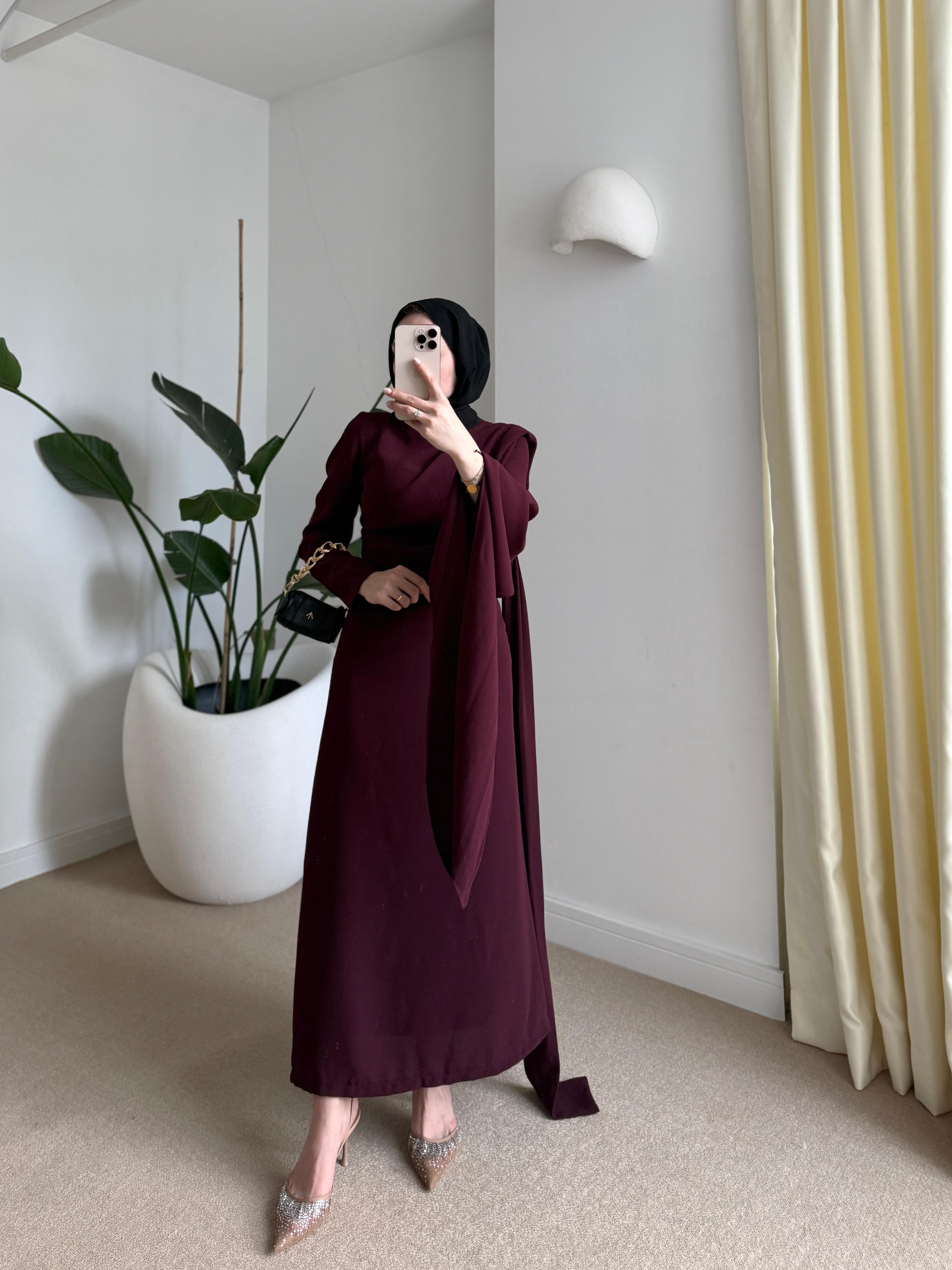 Valeria Dress Bordo 