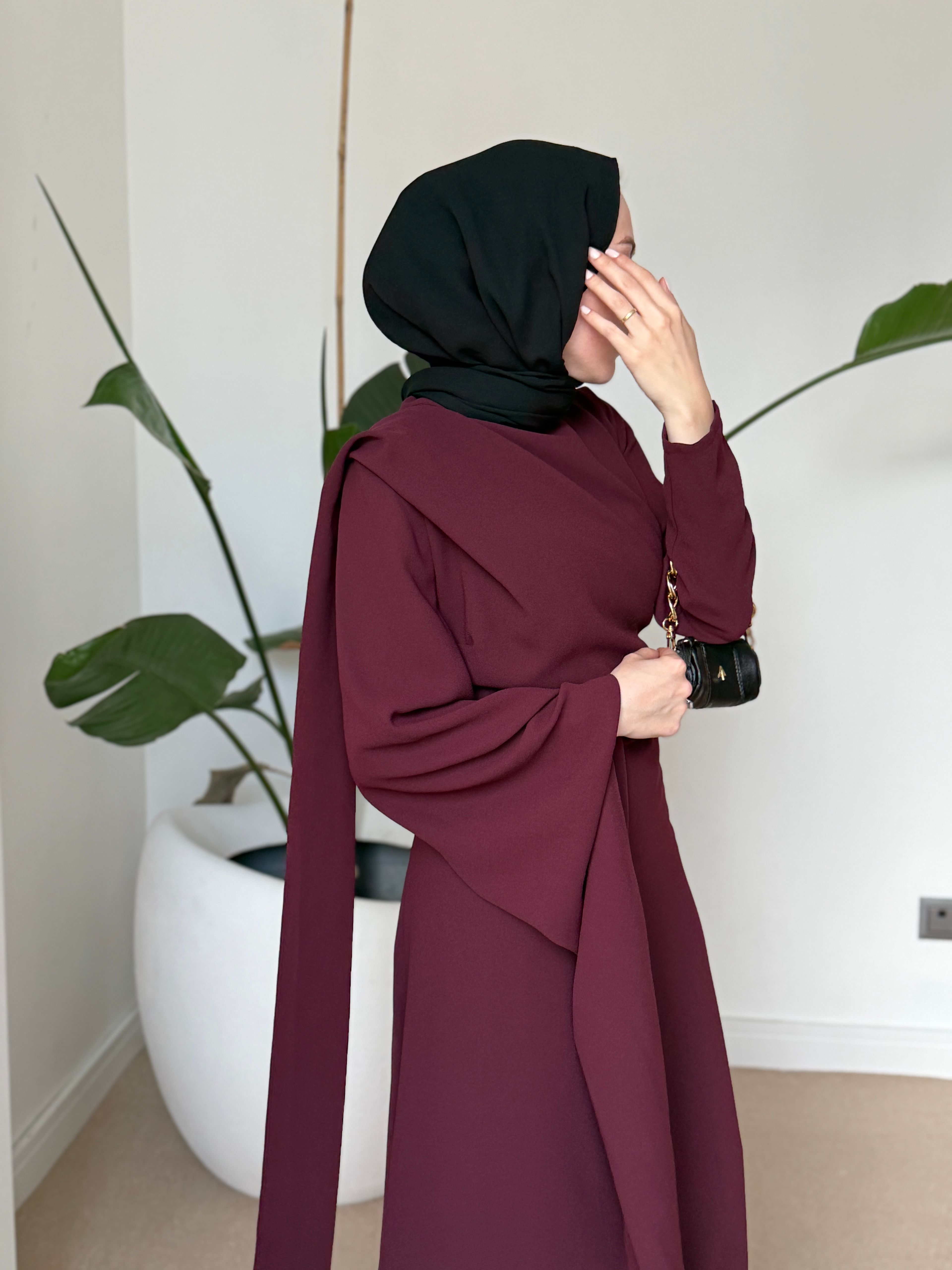 Valeria Dress Bordo 