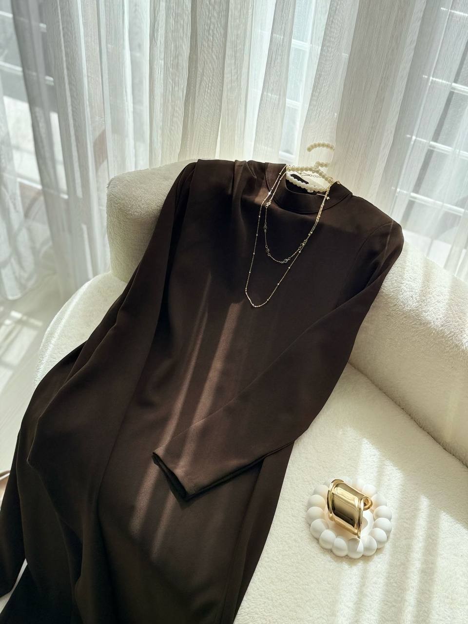 Valeria Dress Kahve 