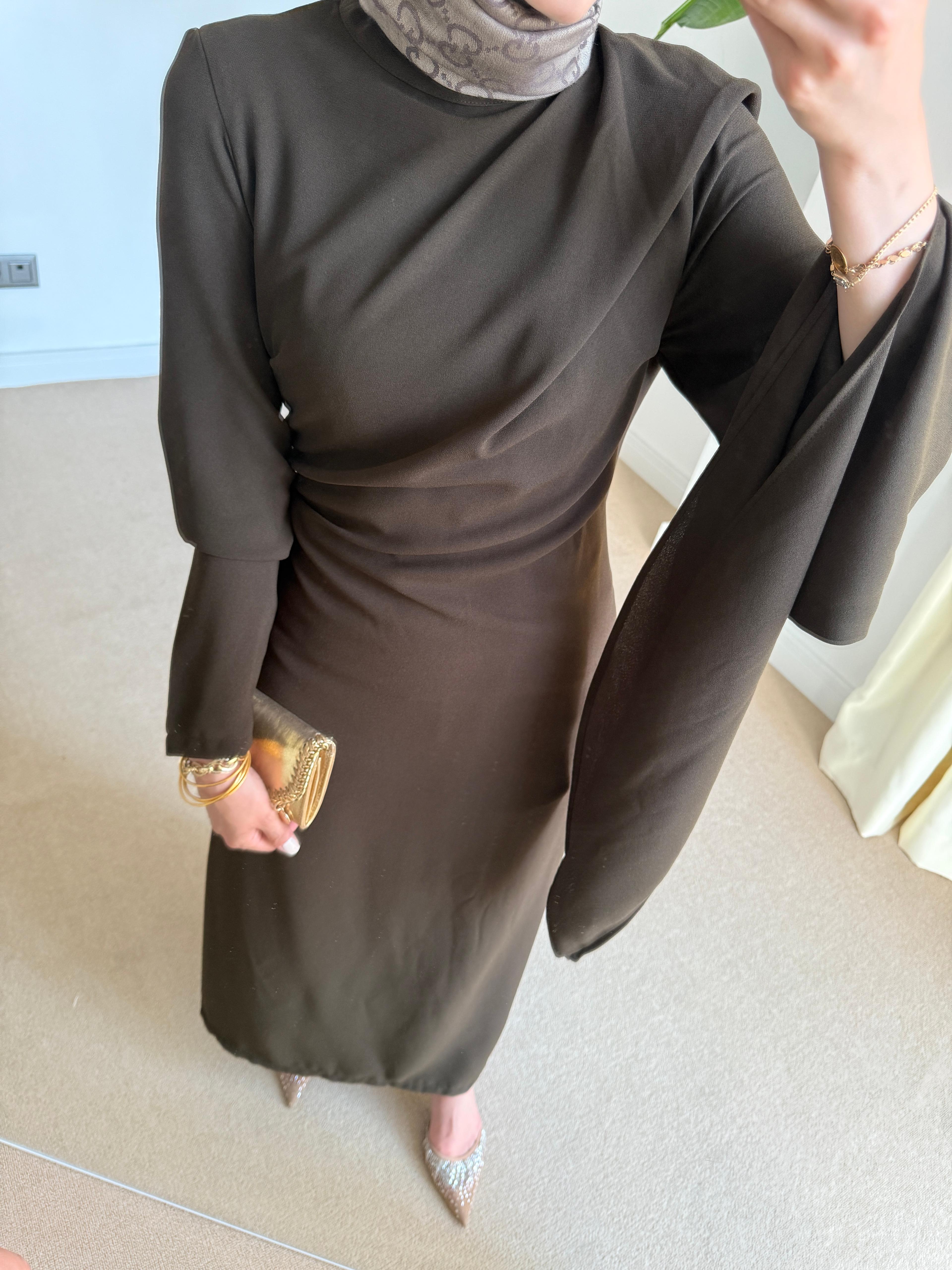 Valeria Dress Kahve 