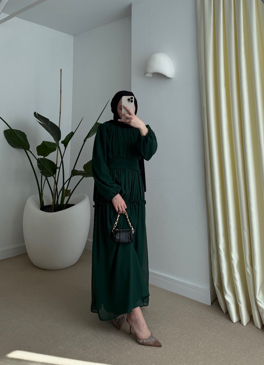 Lilyum Dress Yeşil