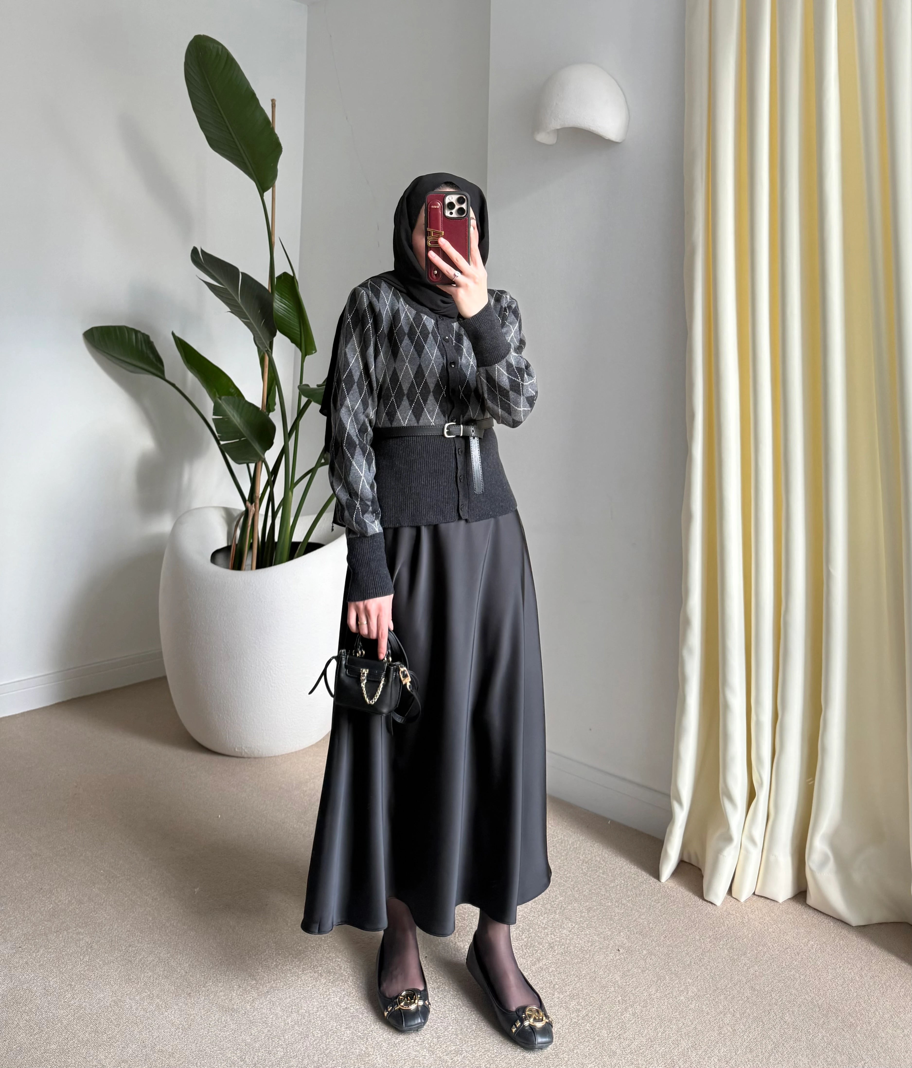 Baklava Kemerli Hırka 