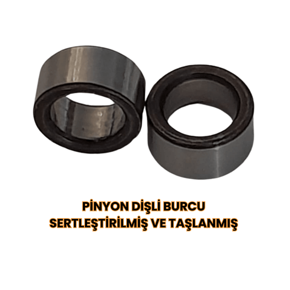 Pinyon Dişli Burcu Sertleştirilmiş Taşlanmış 10'lu Paket