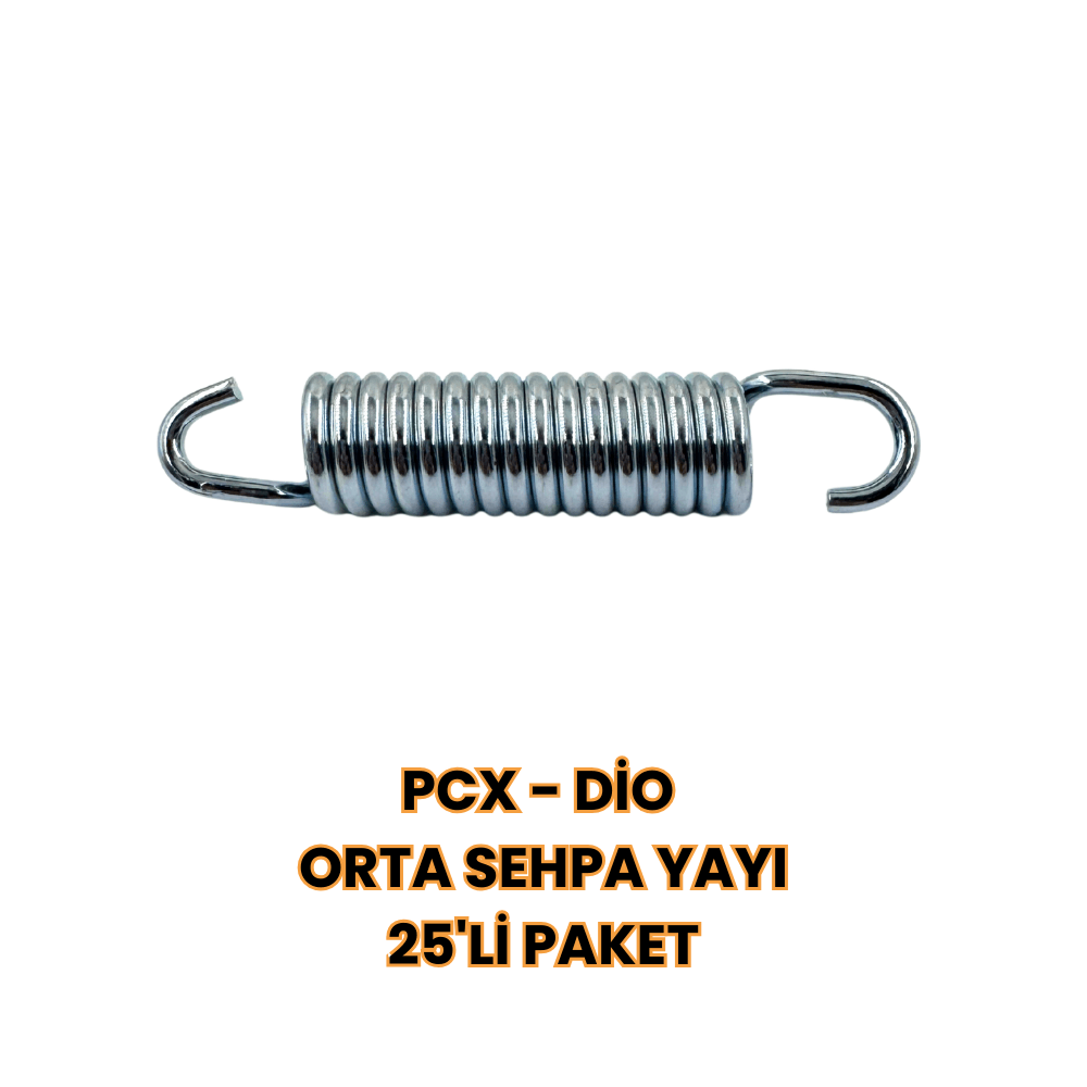 PCX – DIO Orta Sehpa Yayı | 25’li Paket | Dayanıklı & Esnek Yapı
