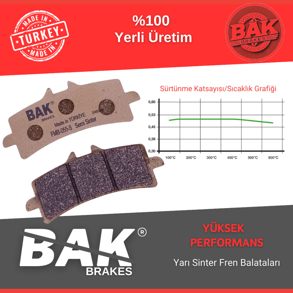 FMB 042-S Yarı Sinter Disk Balatası