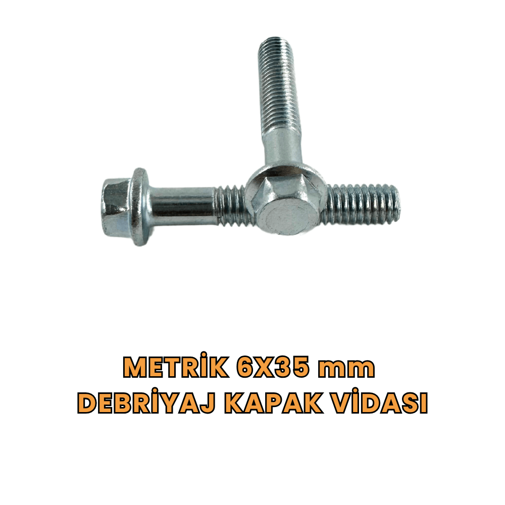 Metrik 6x35mm Debriyaj Kapak Vidası 50'li Paket