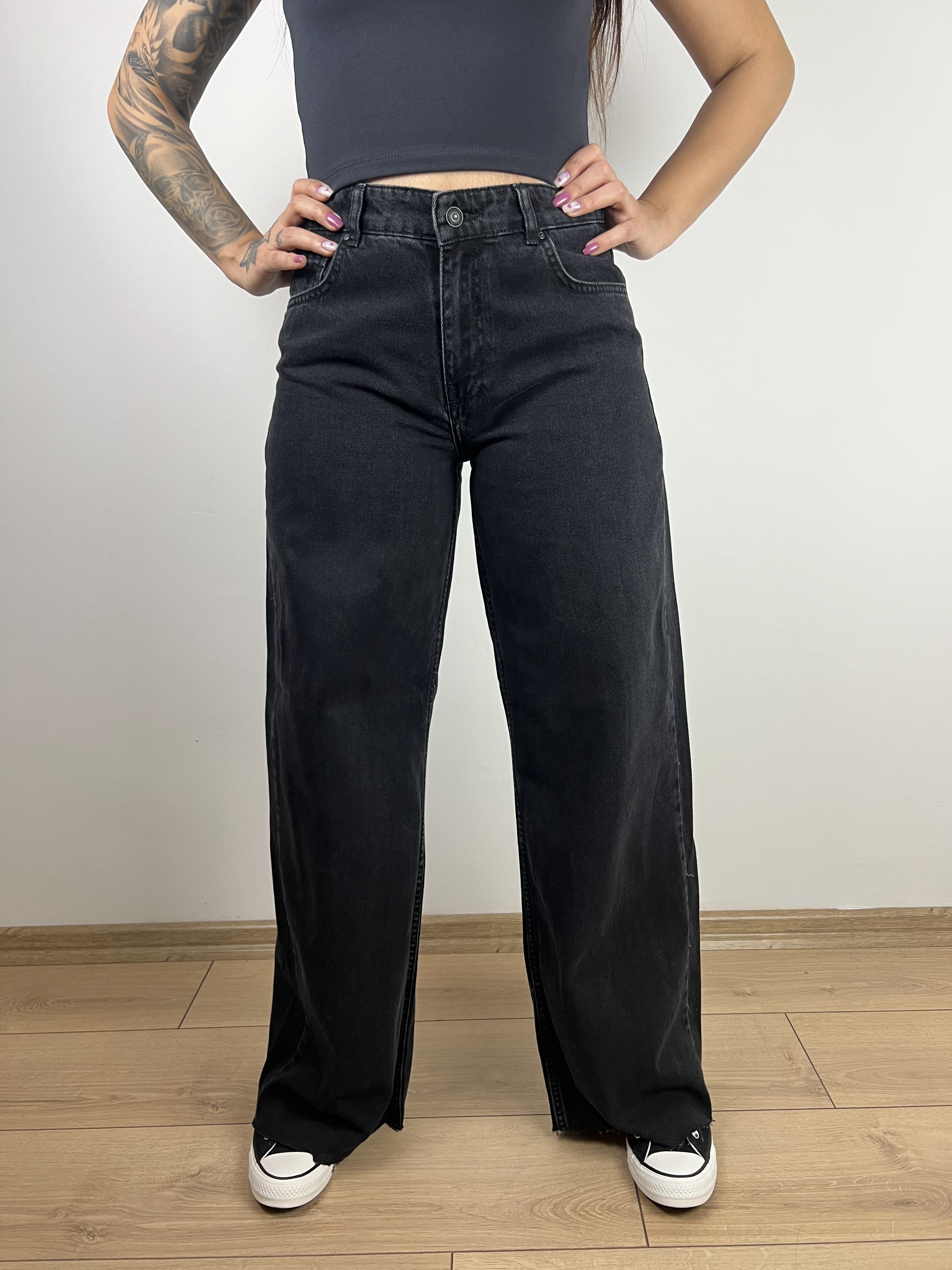 KOYU ANTRASİT BAGGY JEAN (JENNY)